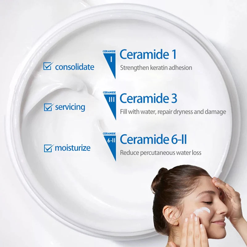 CeraVe Crème hydratante 85g Crème pour le corps avec acide hyaluronique et céramides et hydratant pour le visage pour peaux sèches sans huile
